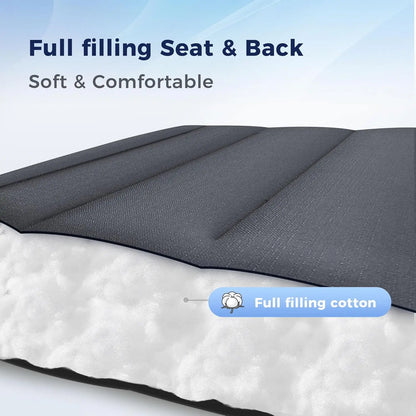 Oversized XXL Padded Zero Gravity Lounge Chair 30" Wide Seat Anti Gravity Lawn Chair Foldable Recliner Outdoor Camp Chair·New