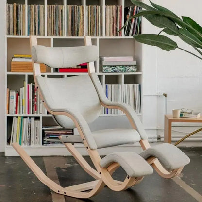 Gravity balance chair, European new living room bedroom multi-functional single sofa chair