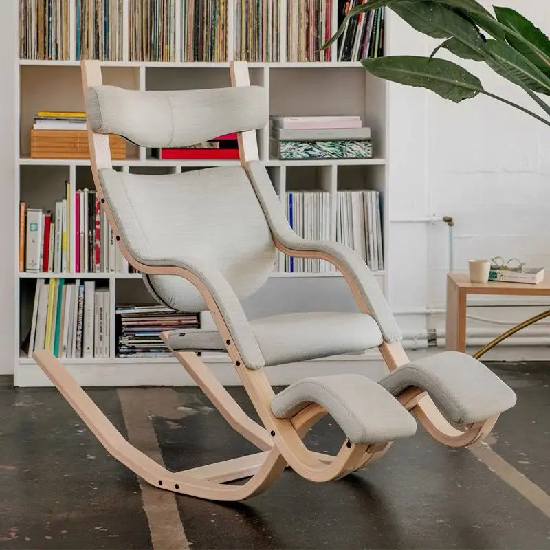 Gravity balance chair, European new living room bedroom multi-functional single sofa chair