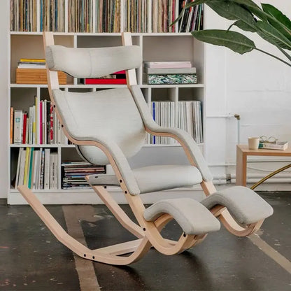 Gravity balance chair, European new living room bedroom multi-functional single sofa chair
