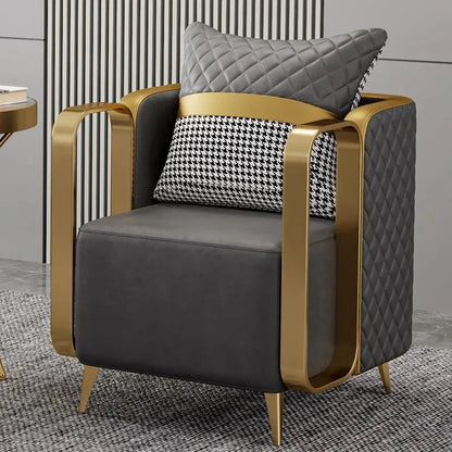 Living Room Single Sofa Dining Chair Victoria Relax Armchair Voven Upholstered Replacement Chairs Booster Nordic Floor Furniture