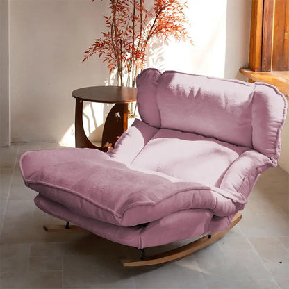 Lazy sofa single sofa rocking chair reclining chair balcony casual rocking chair can sit or lie down