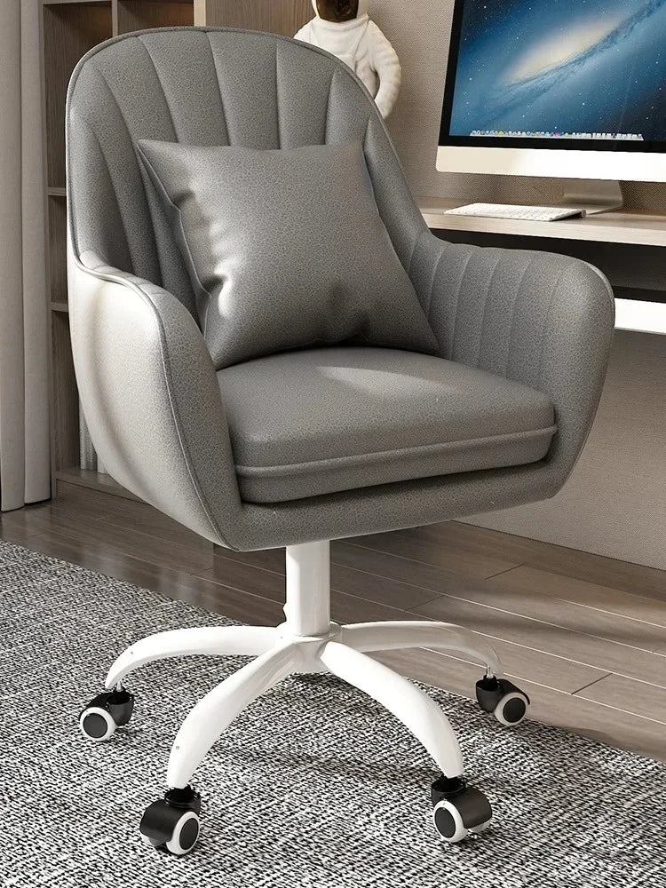 Leisure Bedroom Student Dormitory Computer Chair Home Furniture Backrest Office Chairs Front Desk Hotel Lifting Swivel Armchair
