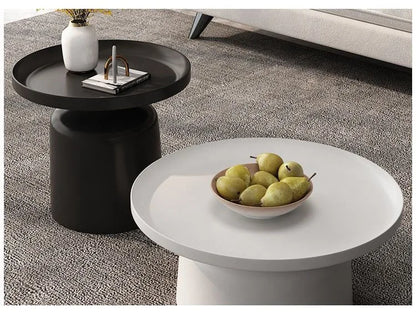 Circular Coffee Tables Nordic Living Room Center Table Modern Side Tea Table Portable Simple Bedroom Nightstand Home Furniture