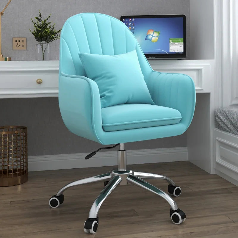 Executive Dormitory Lift Swivel Computer Chair Home Hotel Backrest Office Chairs Study Learning Bedroom Casual Makeup Chair