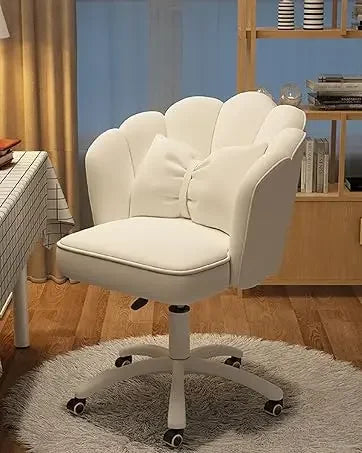 Lovely Petal Desk Chair Office Chair, Modern Fabric Butterfly Chair, Height Adjustable Chair, Makeup Desk Chair, Computer Chair