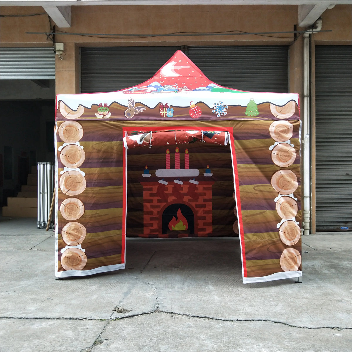 Custom Printed Designed Logo Advertising Fabric Canopy Tents Roof  Outdoor Custom GazeboAdvertising Party Folding