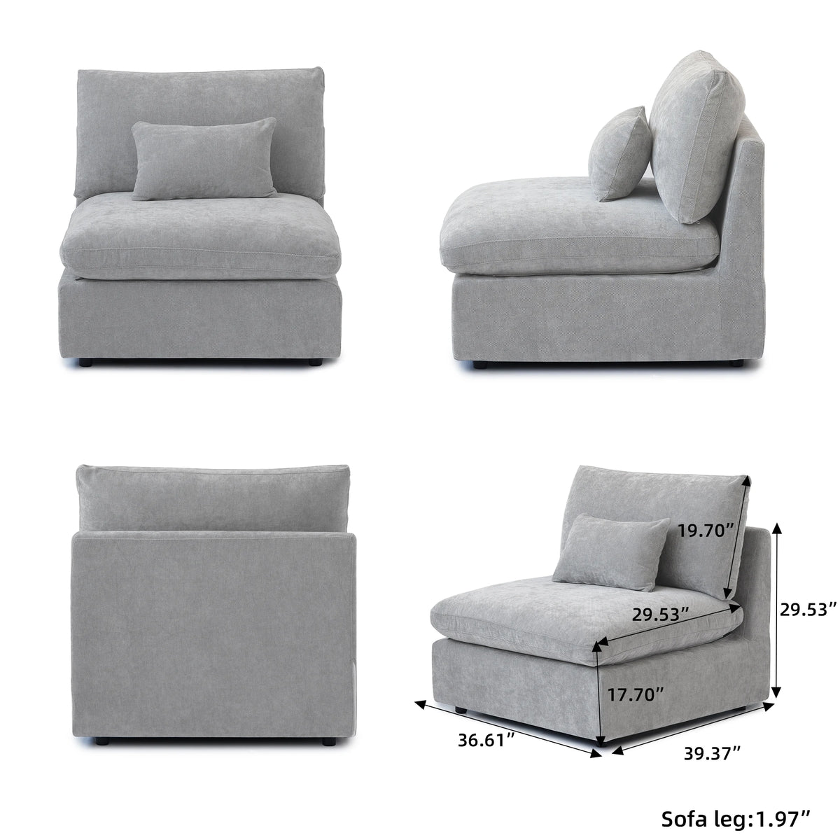 Modular Sectional Sofa for Living Room 160