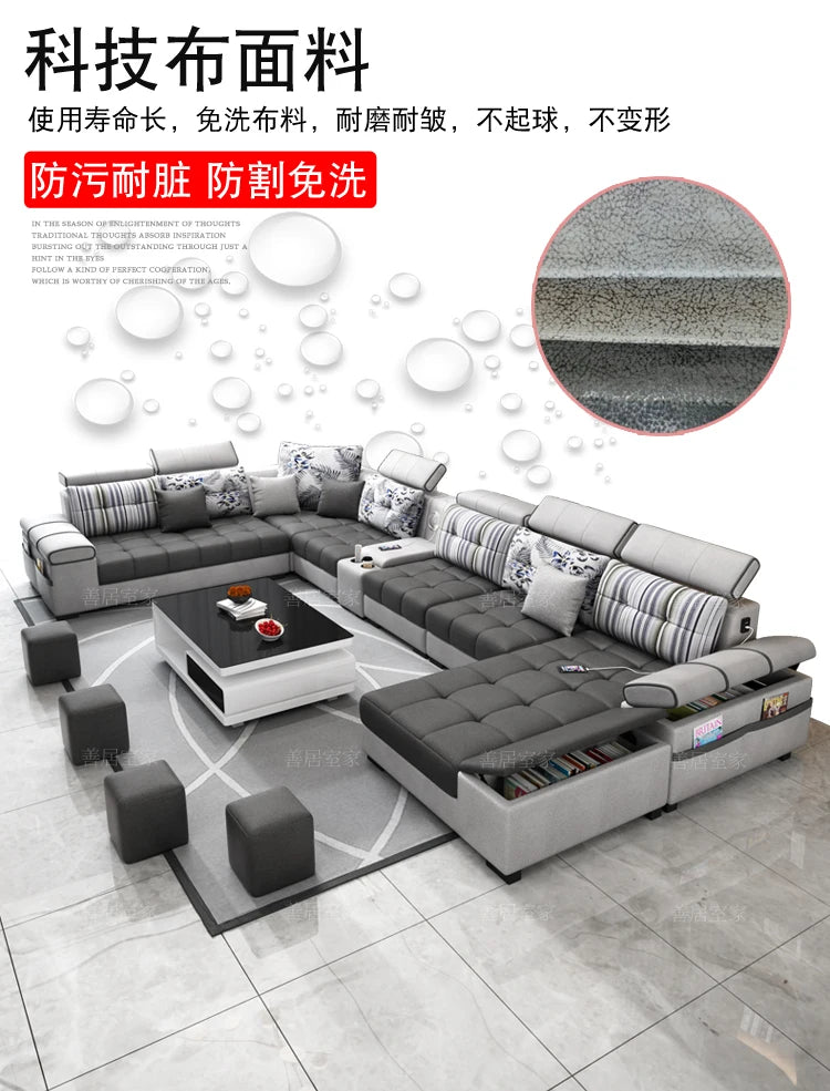 Classic Storage Sofa Adults Comfortable Corner Modern Sofa Living Room Designer Floor Muebles Para Habitacion Home Accessories