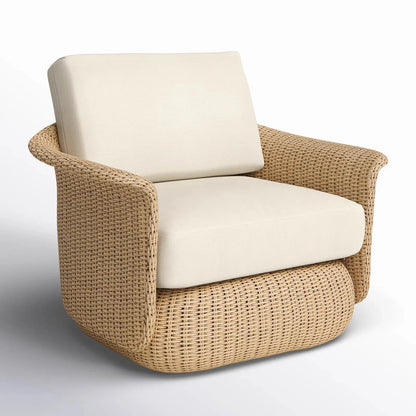 Outdoor Outdoor Terrace Villa High-grade Dining Chair Creative Rattan Chair Outdoor Rattan Chair