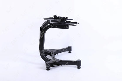 l Adjustable Dumbbell Bracket Metal Old Weight Bracket Storage Bracket with Wheels Dumbbell Weight Household