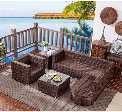 Outdoor sofa leisure balcony set combination villa courtyard sales office lazy rattan furniture small apartment rattan sofa