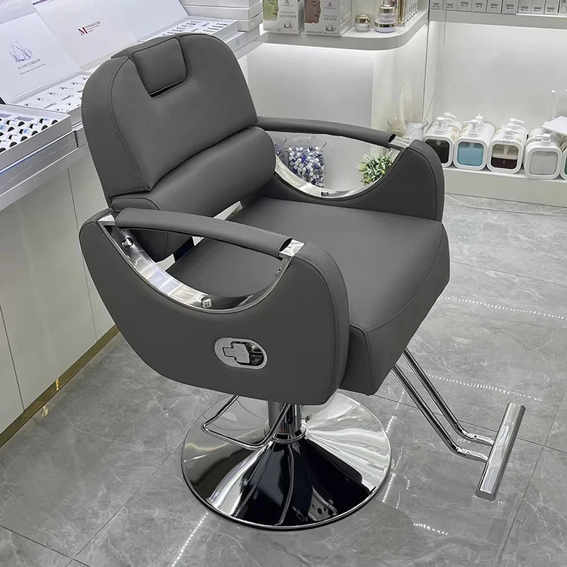 Shop Modern Barber Chair Design Nordic Luxury Chic Barber Chair Slim Style Krzesło Fryzjerskie Salon Furniture