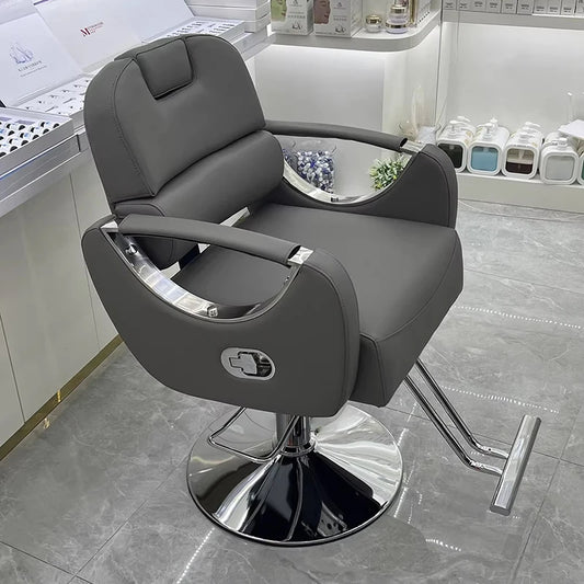 Shop Modern Barber Chair Design Nordic Luxury Chic Barber Chair Slim Style Krzesło Fryzjerskie Salon Furniture