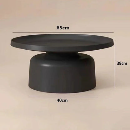 Circular Coffee Tables Nordic Living Room Center Table Modern Side Tea Table Portable Simple Bedroom Nightstand Home Furniture
