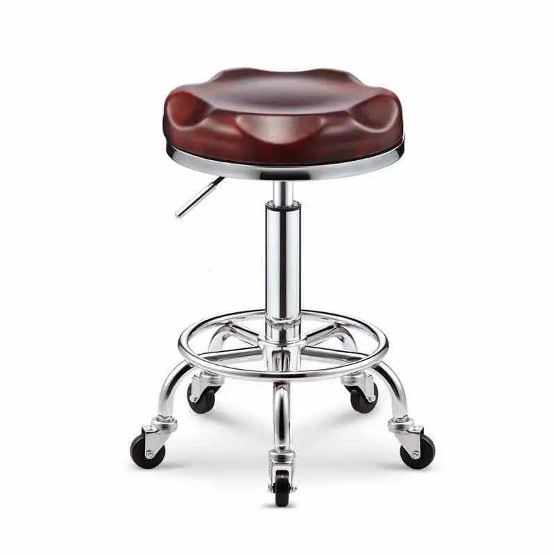 Bar Chair Bar Chair Stool Stool Haircut Chair Rotating Lifting Round Stool Backrest Pulley Chair Large Work Stool Supply