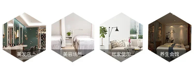 WWAluminum Alloy Frame Haircut Barber Chair Can Be Lifted And Rotated To Put Down The Chair