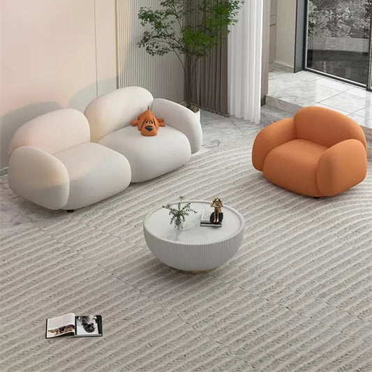 【Fabrication sur mesure】Canapé en tissu moderne et simple pour petit appartement, vente directe d'usine