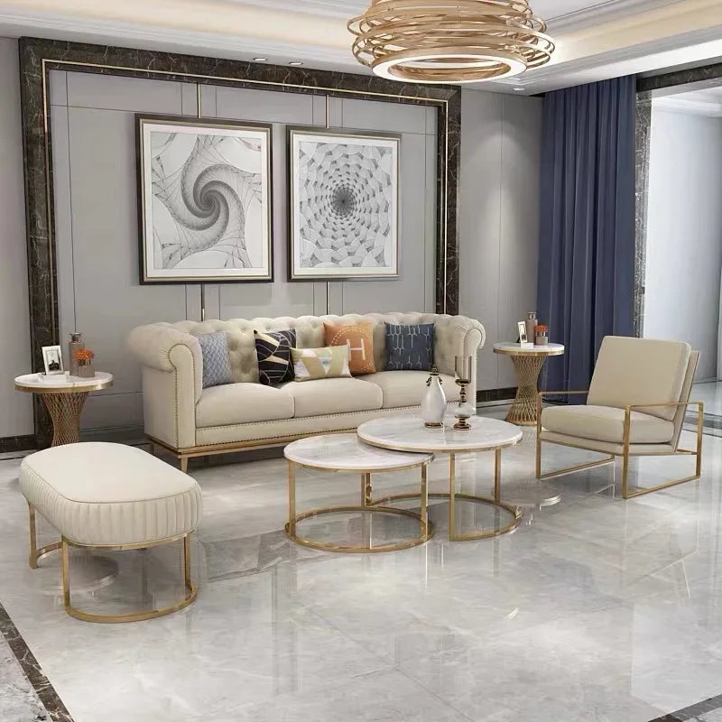 luxury Sofa Set designs couch modern living room Furniture sectionals fabric for chesterfield sofa set modernos e luxuosos