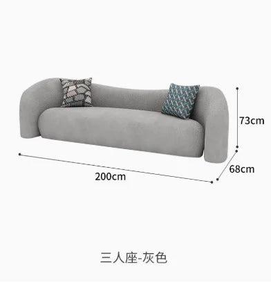 nordic living room Sofas minimalist lazy luxury europe Sofas family white salas y sofas muebles elegantes modernos Furniture