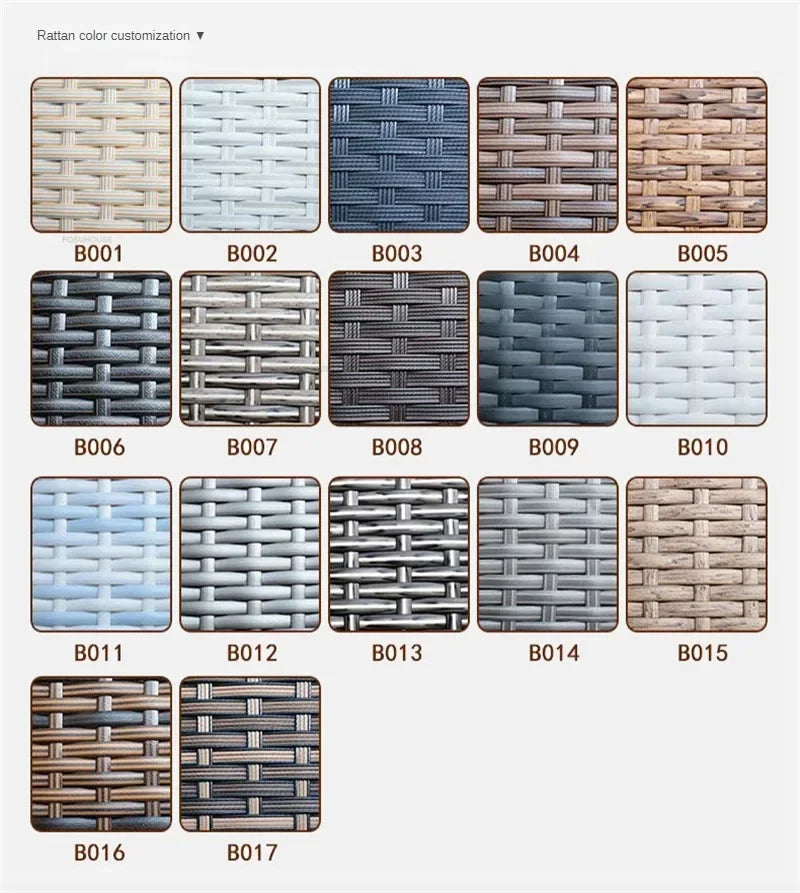 Terrace Garden Rattan Outdoor Chair Leisure Tea Table Patio Outdoor Furniture Set Outdoor Table and Chairs Garden Furniture Sets