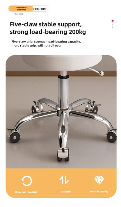 Backrest Pedicure Chair Barber Shop Pulley Hairdressing Chairs Lifting Manicure Stool Design Hair Salons Furniture Barber Chair