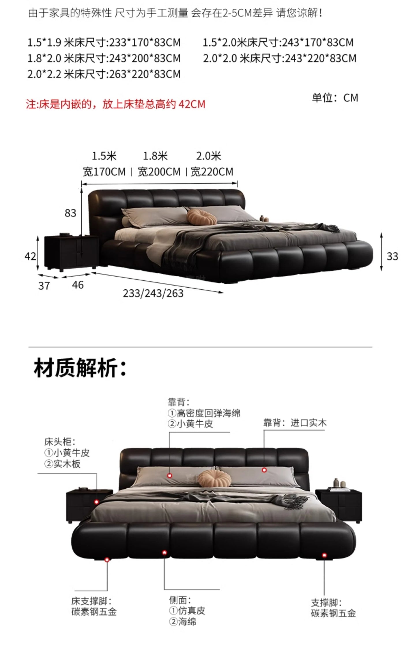 180x200cm luxury king size bed full size bed with office cadre de lit Hut child bed racks frame single bunk bedroom furniture
﻿