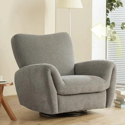 *lazy sofa Space reclining rocking chair Living room reclining and sleeping chenille leisure chair
