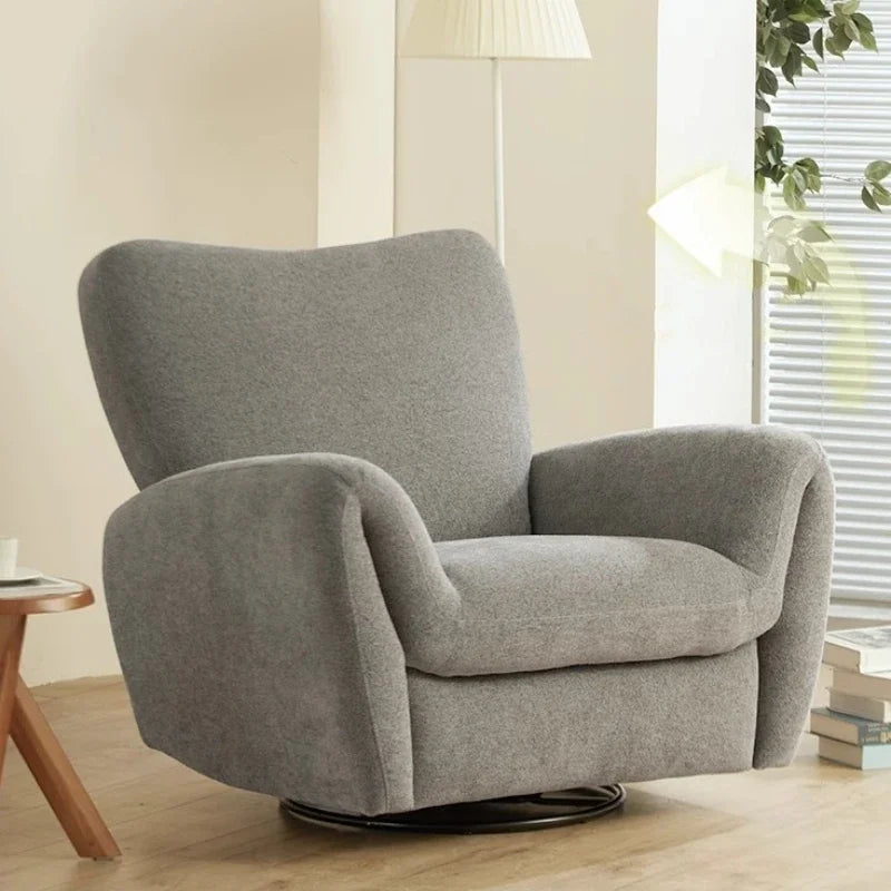 *lazy sofa Space reclining rocking chair Living room reclining and sleeping chenille leisure chair