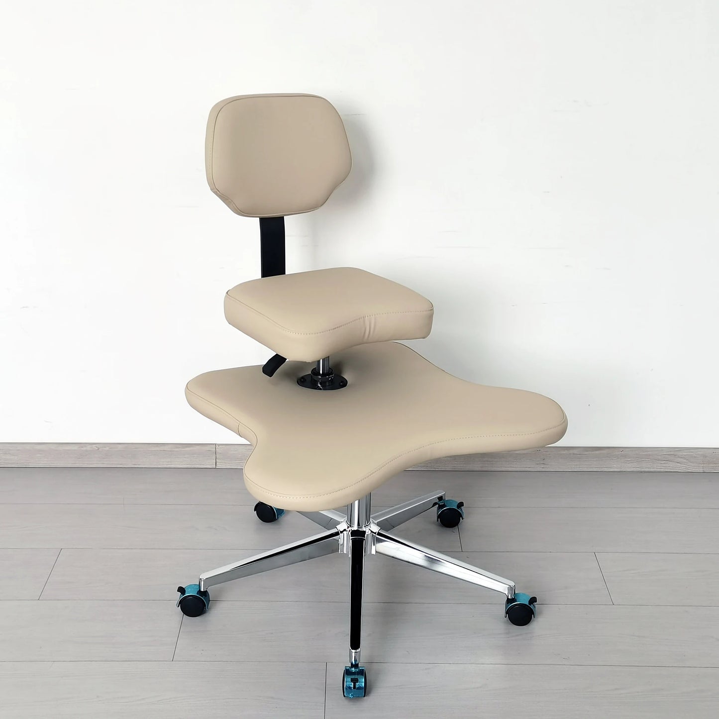 Cross Legged Chair - Meditation Chair With Wheels  ADHD Chair Height Adjustable Seat  Adjustable Footstool