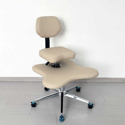 Cross Legged Chair - Meditation Chair With Wheels  ADHD Chair Height Adjustable Seat  Adjustable Footstool