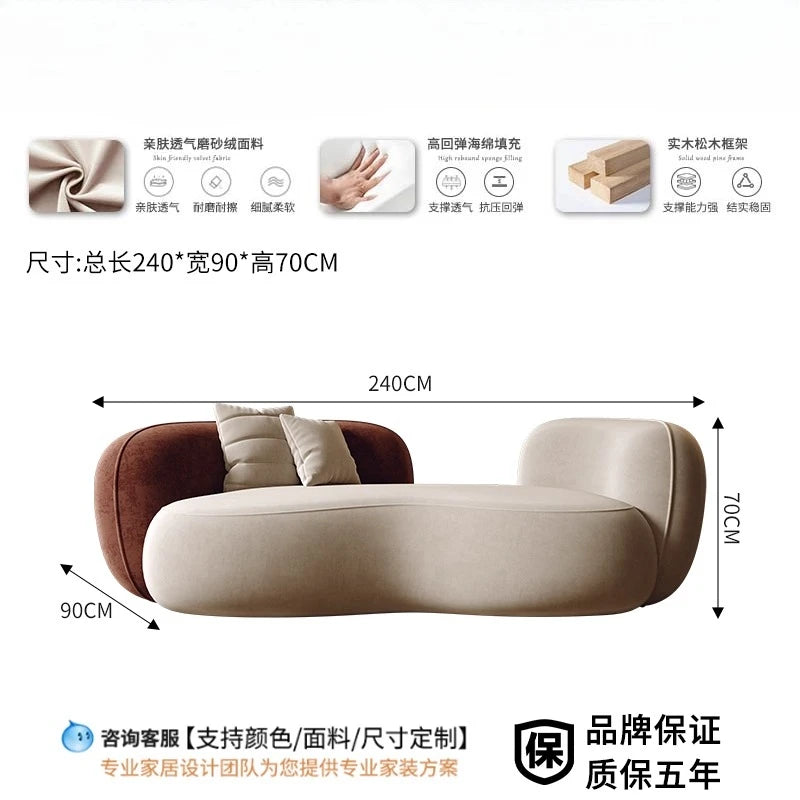 Luxury Living Room Furniture Sofa Set Floor Lazy Accents Designer Recliner Daybed Sectional Puff Sofa Corner Muebles Modern home