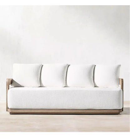 New Design Morden Outdoor Patio Furniture Sofa Set All Weather Waterproof Fabric Aluminum Sofa