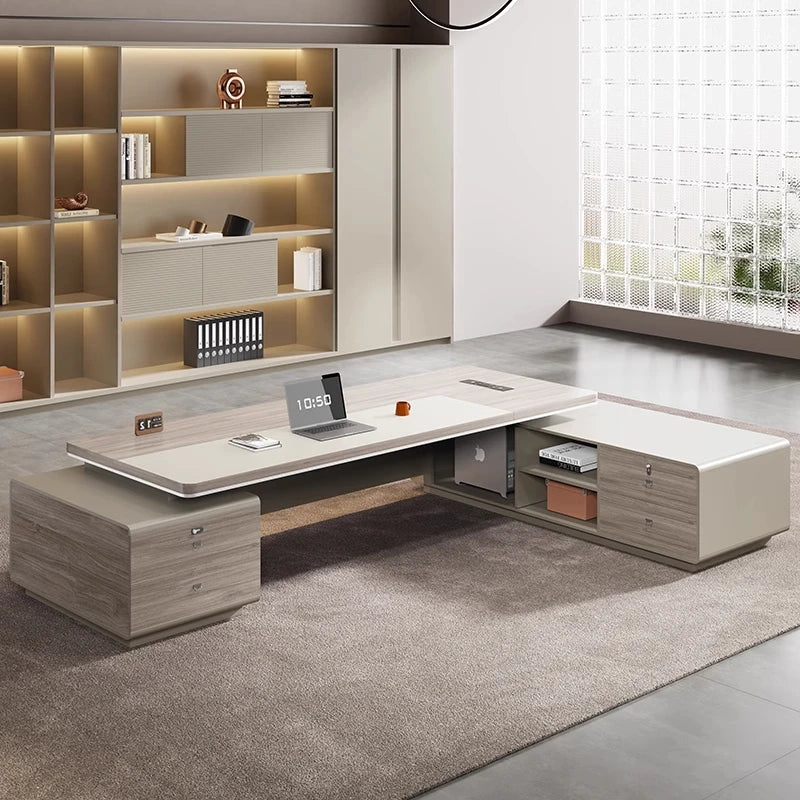 Computer Desk Modern Height Adjustable Electric Standing Workstation Memory Preset Home Office Professional Furniture Beauty