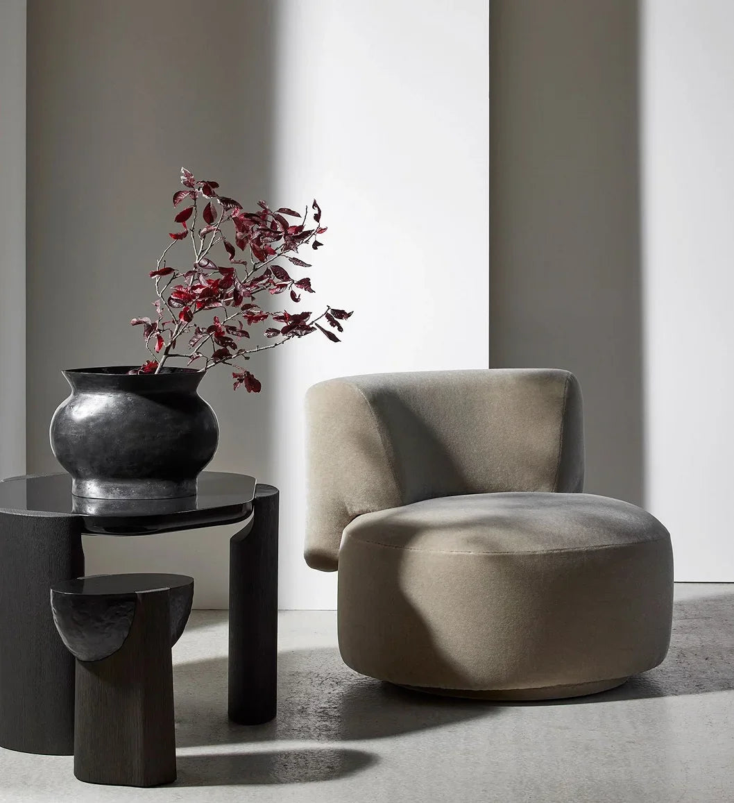 For Luxury Nordic Leisure Chair Living Room Single Sofa for Home Hotel Restaurant Stylish Velvet Accent Chair