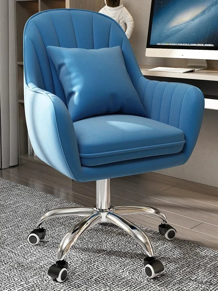 Leisure Bedroom Student Dormitory Computer Chair Home Furniture Backrest Office Chairs Front Desk Hotel Lifting Swivel Armchair