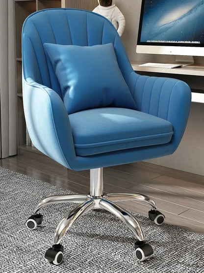 Leisure Bedroom Student Dormitory Computer Chair Home Furniture Backrest Office Chairs Front Desk Hotel Lifting Swivel Armchair