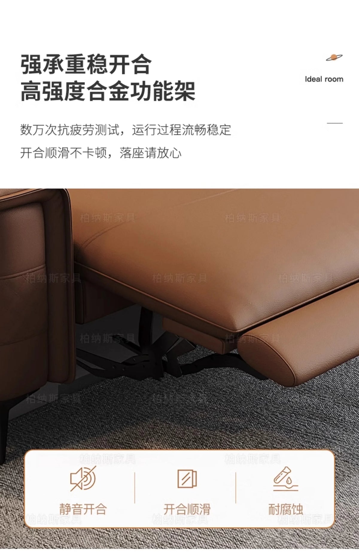 Vintage European Reclining Sofa Leather Office Designer Italiano Couch Adjustable Height Adults Sofa Inflavel Indoor Furniture