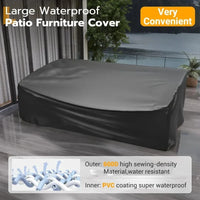 7-Piece Modular Wicker Outdoor Sectional Sofa Set with Waterproof Cover - Stylish Patio Furniture for Outdoor Conversations