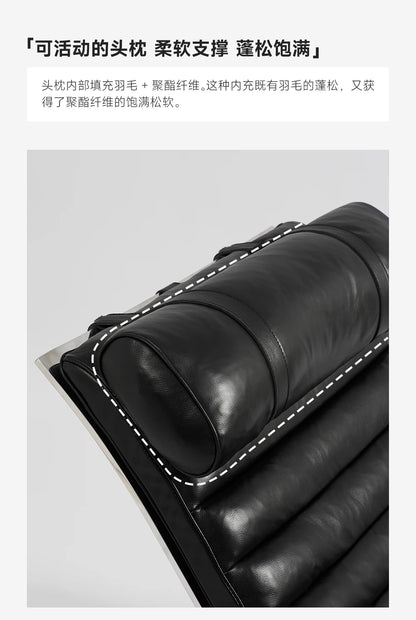 Customizable full leather sofa chair