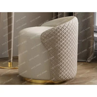 Multifunctional White Makeup Table with Drawers, Nordic Style Luxury Dressing Cabinet for Home Furniture