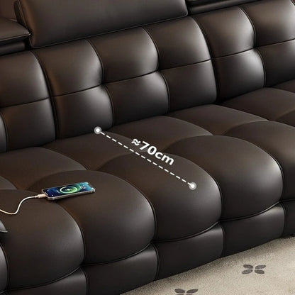 Modern Luxury Lawrence Sofa Leather Living Room Sofas Couch Armchair Home Furniture Leisure Sofa Armchairs Chaise Lounges