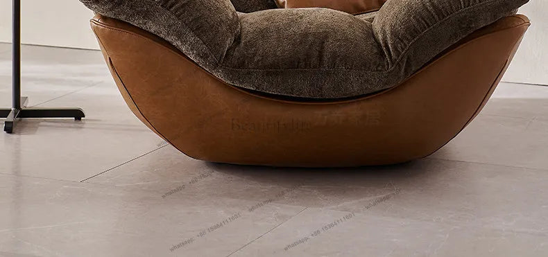 Italian light luxury designer creates reclining chair Italian modern simple living room leisure chair