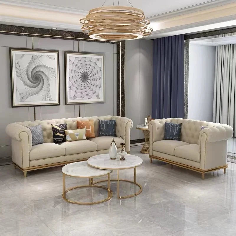 luxury Sofa Set designs couch modern living room Furniture sectionals fabric for chesterfield sofa set modernos e luxuosos