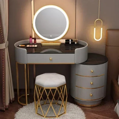 Vanity Table Stand Makeup Vanity Table Girls White Bedroom Desk Vanity Table Drawers Storage Coiffeuse De Chambre Home Furniture