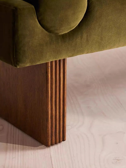 French retro style sofa bench stool living room pedal entrance shoe change stool bedroom bedside stool senior feeling cloakroom
