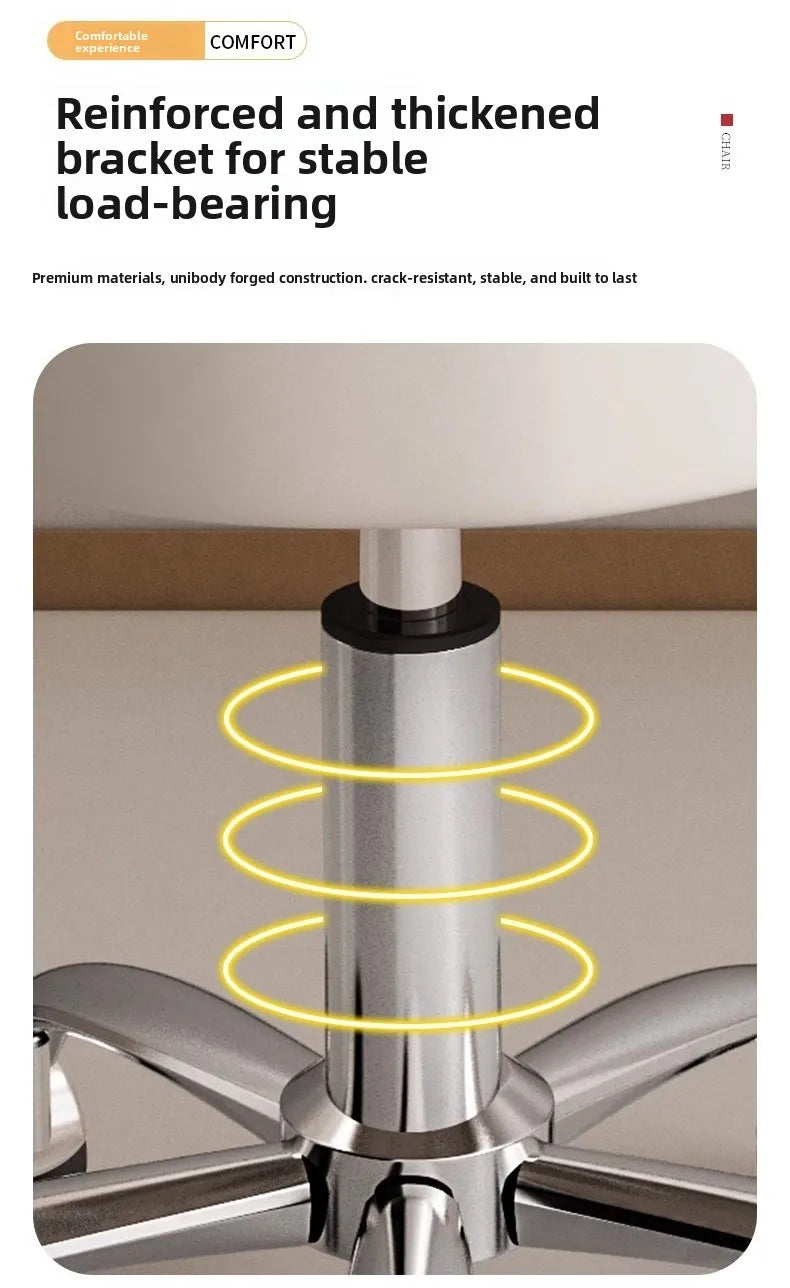 Big work stool hair cutting chair rotating lifting round stool pulley hair salon special beauty stool
