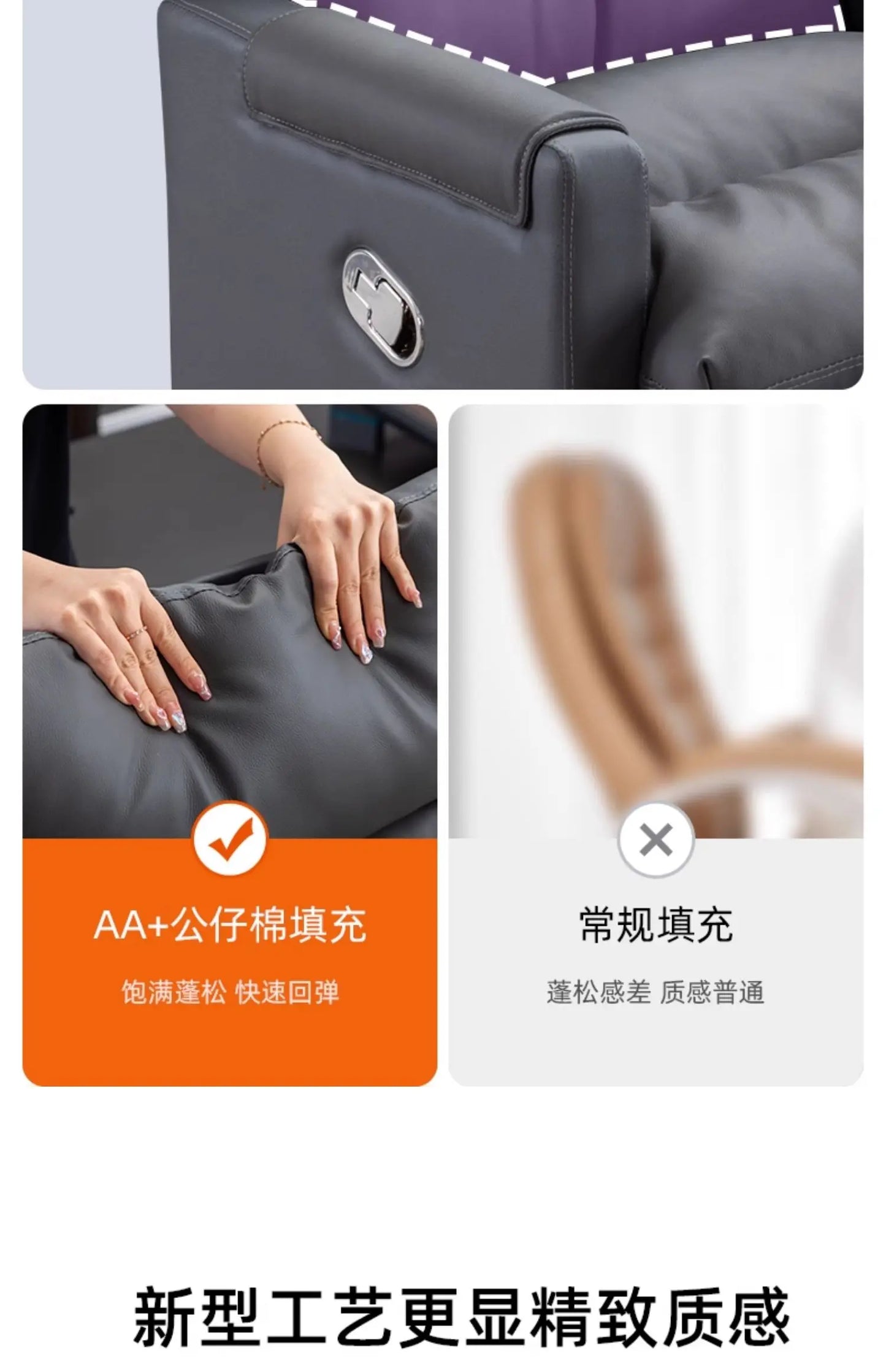 Armchair Ergonomic Office Chairs Meeting Boss Modern Recliner Office Chair Swivel Adjustable Office Furniture Silla Oficina LLOC
