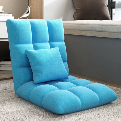Lazy sofa single tatami bedroom balcony dormitory small sofa bed back chair folding cute floor chair