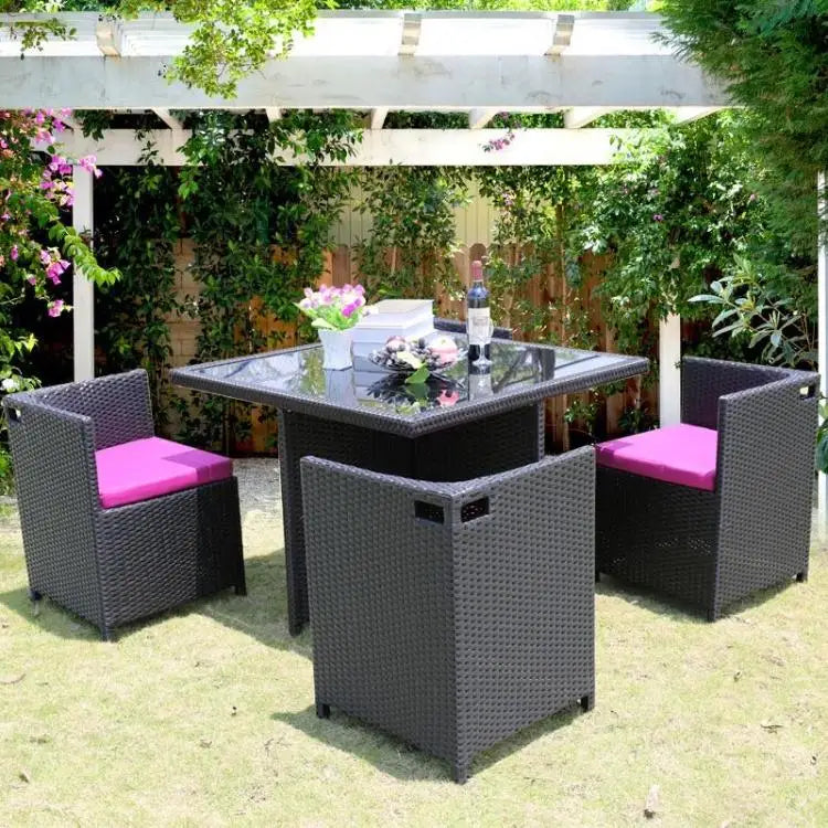 Balcony tables and chairs rattan chairs imitation rattan outdoor furniture outdoor High Quality